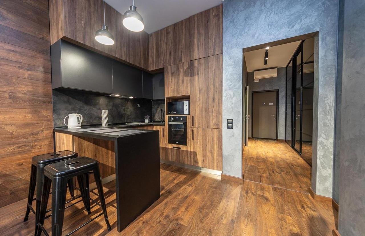 Luxury Apartments Smartplaza Obolon Metro Minskai Kiew Exterior foto